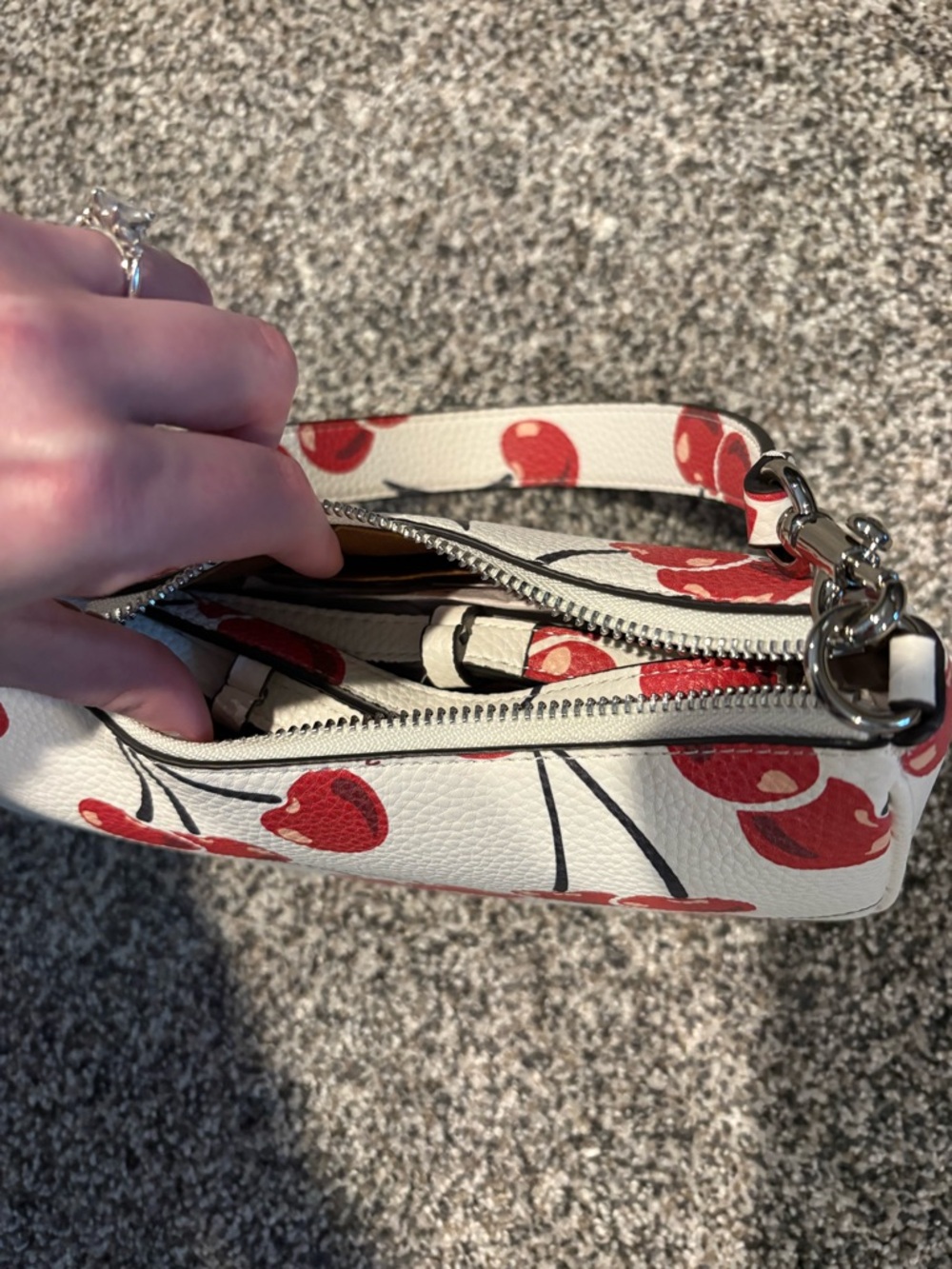 Coach Cherry Print Terri Bag - Picture 4 of 4